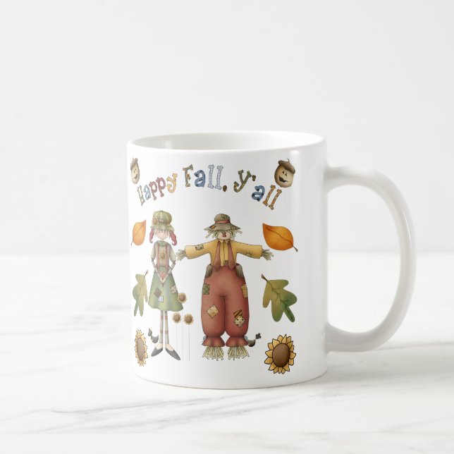 Happy Fall Yall Coffee Mug (Right)