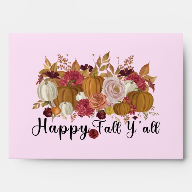 Happy Fall Y'all Envelope (Front)