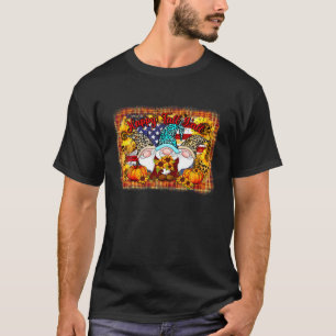 Happy Fall Y'all Gnome Halloween Christmas Halloth T-Shirt