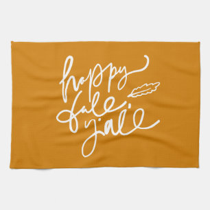 Happy Fall Y'all Kitchen Towel