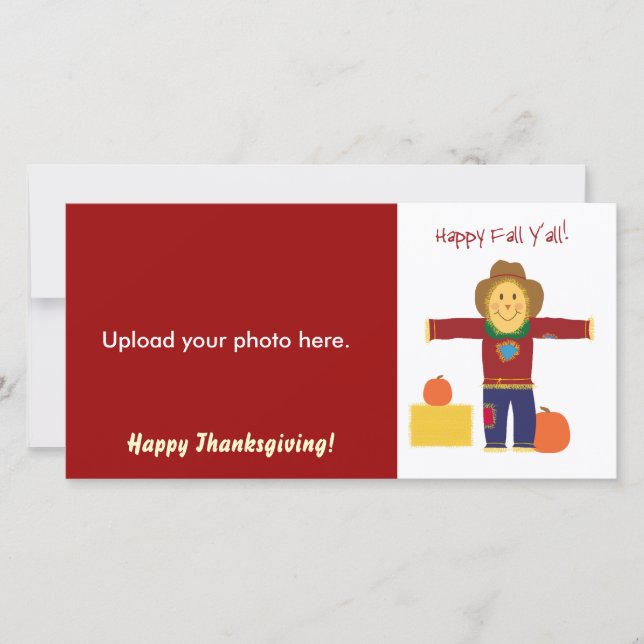 Happy Fall Y'all : Les cartes photos de Thanksgivi (Devant)