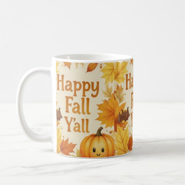 Happy Fall Y'all Mug (Gauche)
