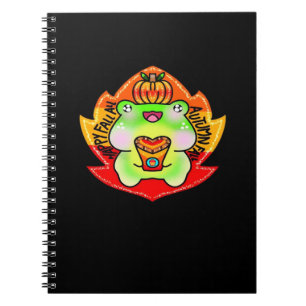 Happy Fall Y'all Pumpkin Fall Season Oversized Notebook