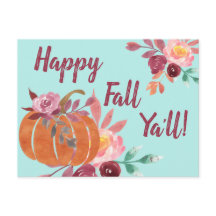 Happy Fall Y'all Pumpkin