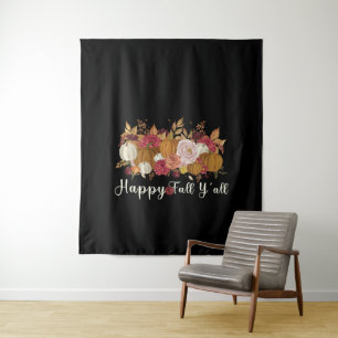 Happy Fall Y'all Tapestry