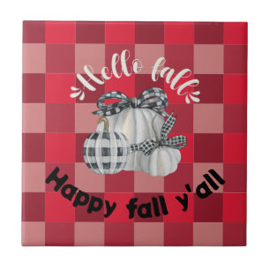 Happy Fall Y'all Tile