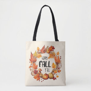 Happy Fall Y'all Tote Bag