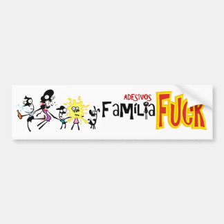 Happy Famíla adhesive version World Cannibal Bumper Sticker