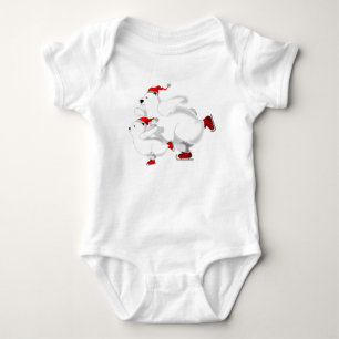 Happy Family Bears Baby Bodysuit - Christmas
