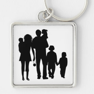 HAPPY FAMILY KEYCHAIN