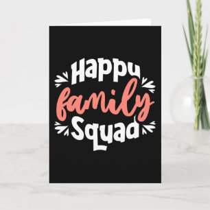 Happy Family Squad Card