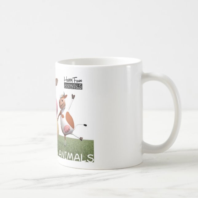 Happy Farm Animal Coffee Mug - Isaak (Droite)