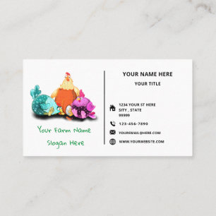 Happy Farm Funny Carte de visite