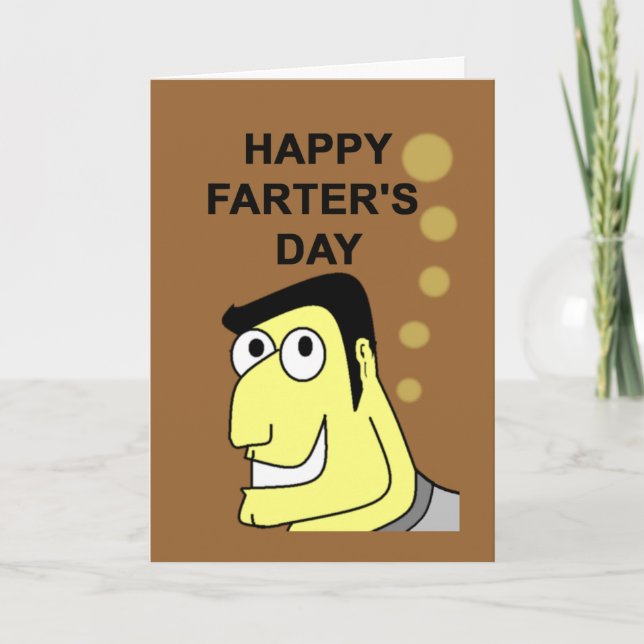 Happy Farter's Day - Father's Day Card (Front)
