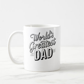 Happy Father' Day, typography Mug design