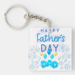 "Happy Father’s Day, Dad: A Celebration of Love" Keychain
