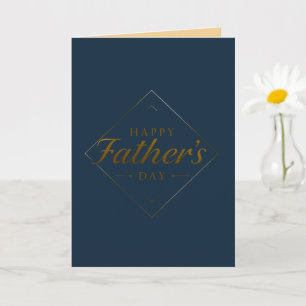 Happy Father’s Day Elegant Minimalist Greeting Car Card
