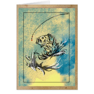 Happy Father’s Day Fishing Greeting Card 