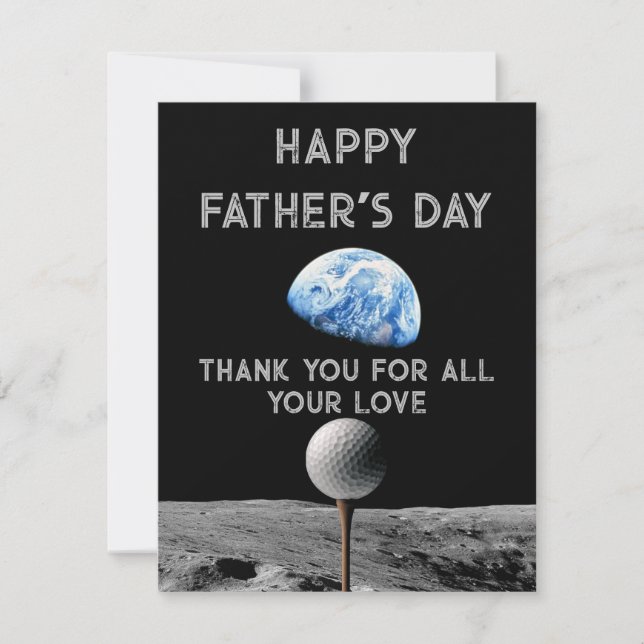 Happy Father’s Day Flat Note Card (Front)