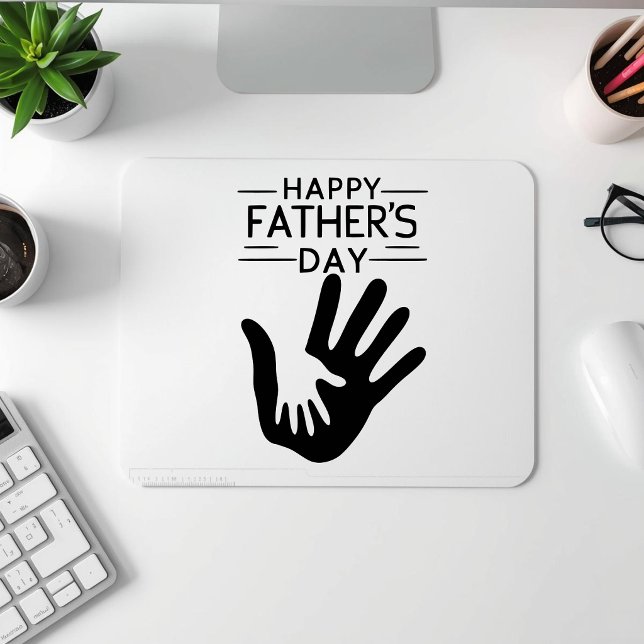 Happy Father’s Day Handprint Mousepad (Creator Uploaded)