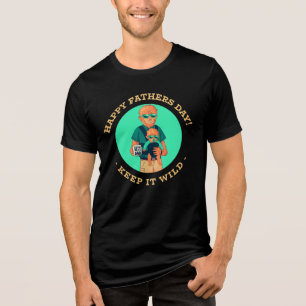 Happy Father’s Day – Keep It Wild Werewolf Dad Tri-Blend Shirt