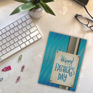 Happy Father’s Day Modern Fun Inspirivity Card