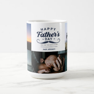Happy Father’s Day Mustache Tribute Design Coffee Mug