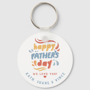 Happy Father’s Day Personalized  Keychain
