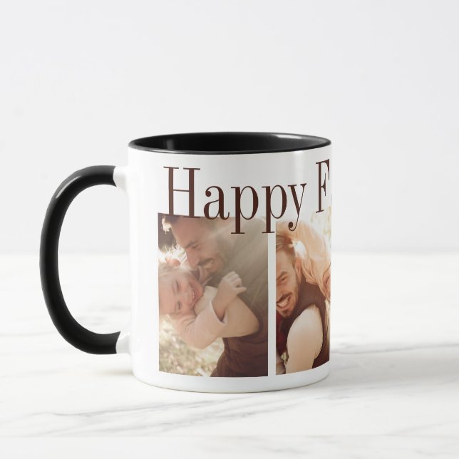 Happy Father’s Day Photo Collage Mug (Left)