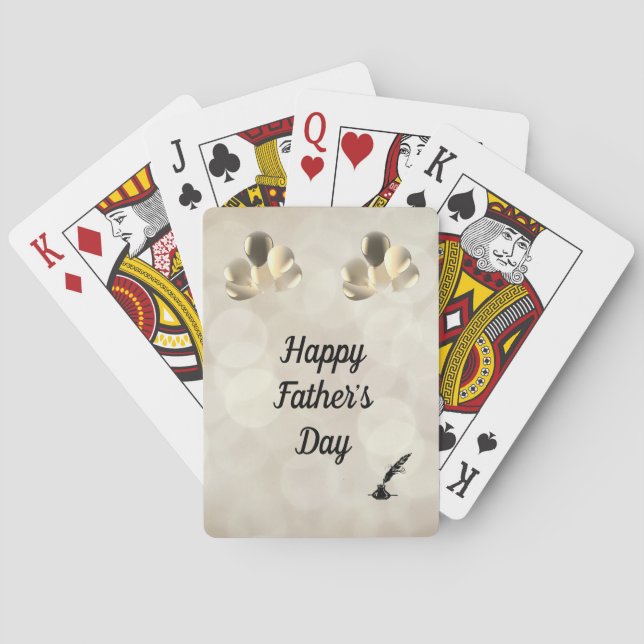 Happy Father’s Day Playing Cards (Back)