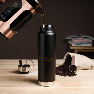 Happy Father’s Day Retro Mountain Water Bottle