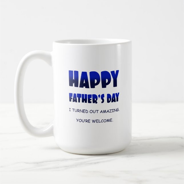 Happy Father's Day - 15 oz. Mug (Left)