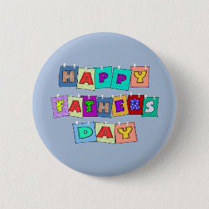 Happy Fathers Day 2 Inch Round Button