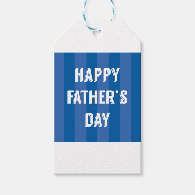 Happy-Fathers-Day #5 Gift Tags (Front)