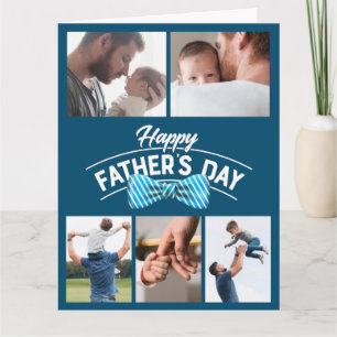 Happy Fathers Day 5 Photo Collage Card