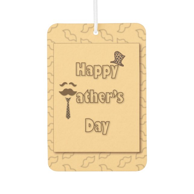 Happy Fathers Day Air Freshener (Front)