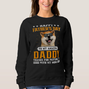 Happy Father's Day Akita Dog Dad  For Men Sweatshirt