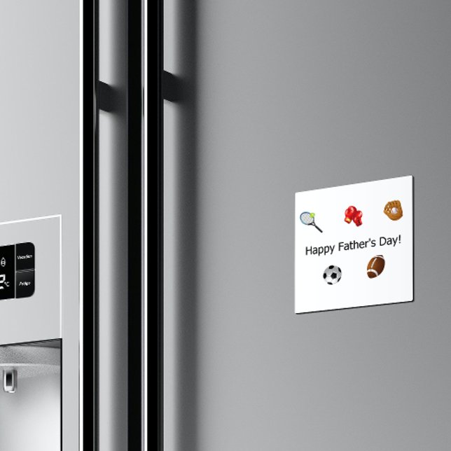 Happy Father's Day All Round Sports Magnet (Creator Uploaded)