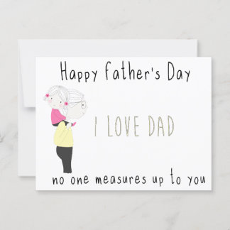 happy father's day around the world postcard 
