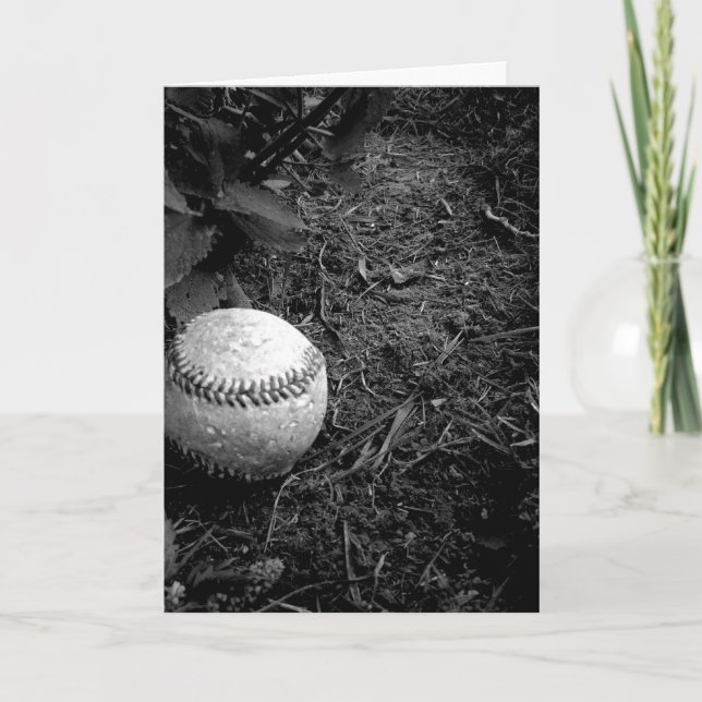 Happy Father's Day Baseball Card (Front)