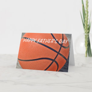 Happy Father's Day Basketball Card