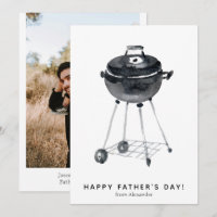 Happy Father's Day BBQ Grill Photo 