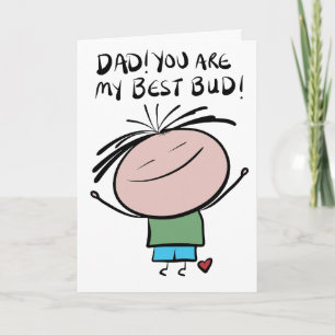 Happy Father's Day - Best Bud Card