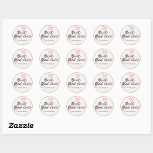 Happy Fathers Day- Best Dad Ever Classic Round Sticker