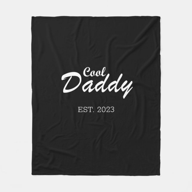 Happy fathers day best dad personalized gifts fleece blanket (Front)