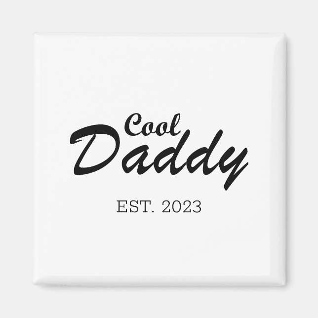 Happy fathers day best dad personalized gifts magnet (Front)