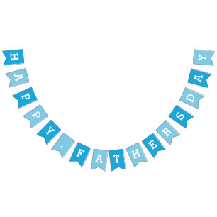 Happy Father's Day Bunting Banner Party Flags