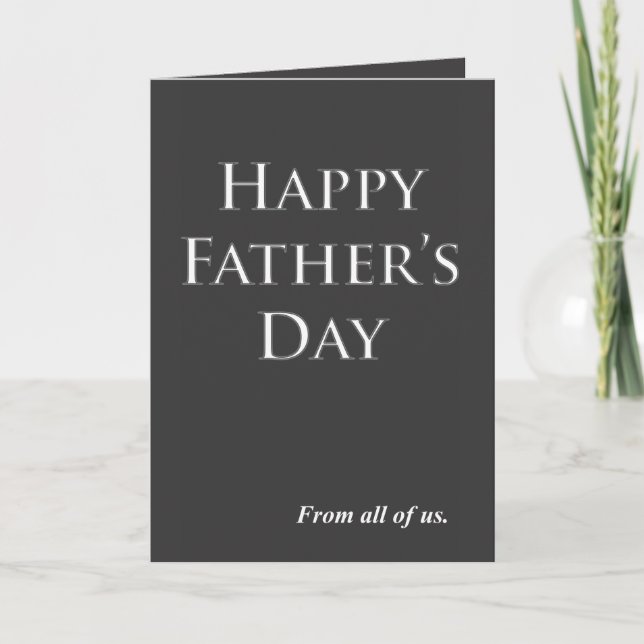 Happy Father's Day Card (Front)