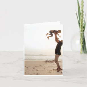 Happy Father's Day Card at the Beach