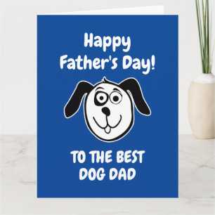 Happy Father's Day card for the best dog dad